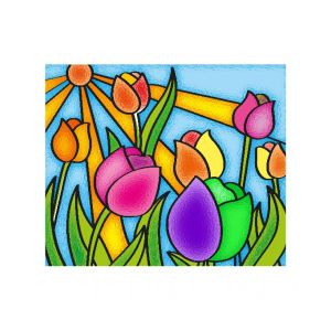 5001 KumToys Cam Vitray - Glass Painting - 1 Adet Stokta Olan Gönderilir