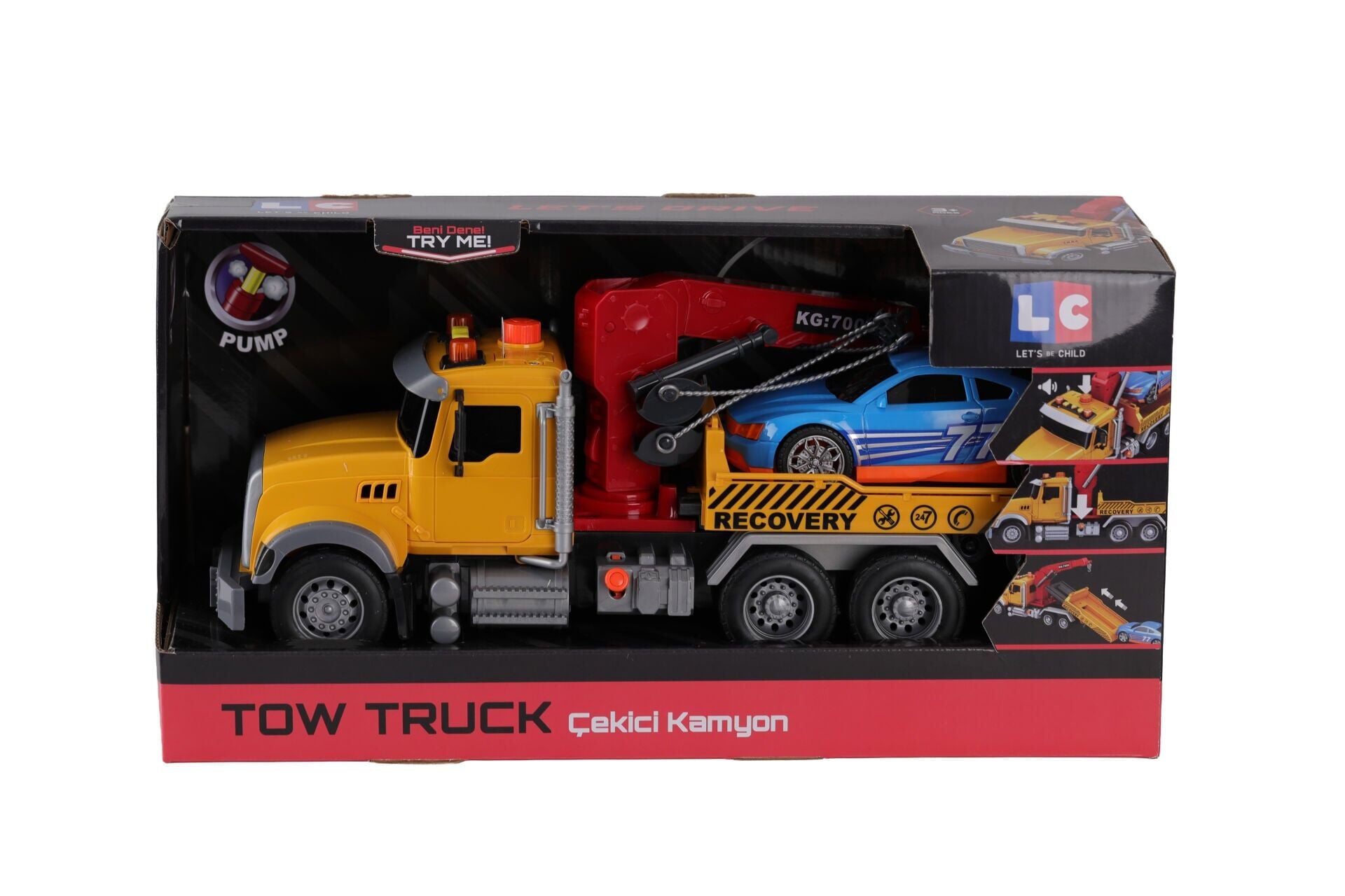 LC-31332 LETS DRİVE SESLİ VE IŞIKLI ÇEKİCİ KAMYON