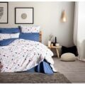 Cotton Box Minimal Tek Kişilik Nevresim Takımı Stew Mavi