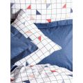Cotton Box Minimal Tek Kişilik Nevresim Takımı Stew Mavi