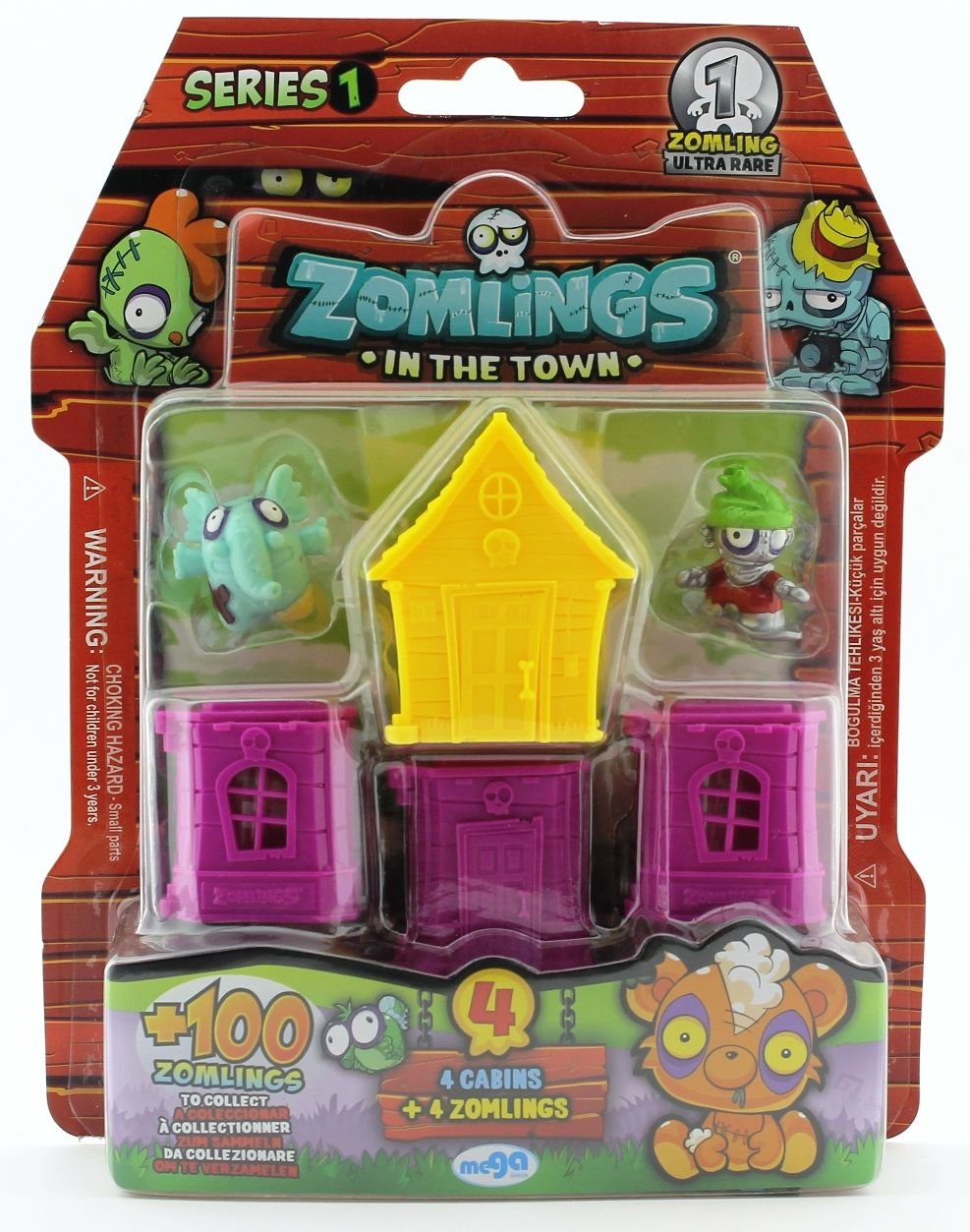 Zomlings 4'Lü Paket Seri 1 Sarı Evli P00972