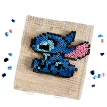 Disney Stitch Ütü ile Yapışan Boncuk Seti