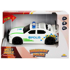 1:20 Maxx Wheels Sesli ve Işıklı Polis Arabası 19 cm