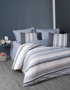 Cotton Box Line Nevresim Takımı Çift Kişilik Agahta Gri