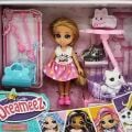 81125 SUN-FNV-MNK-F-DREAMEEZ MİNİ BEBEK VE KEDİ SETİ