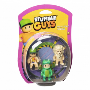 Stumble Guys 3'lü Aksiyon Figür Set - Stokta Olan Gönderilir