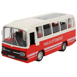 Maxx Wheels Sesli ve Işıklı Nostaljik Halk Otobüsü 15 cm S00003097  -  1 adet fiyatıdır