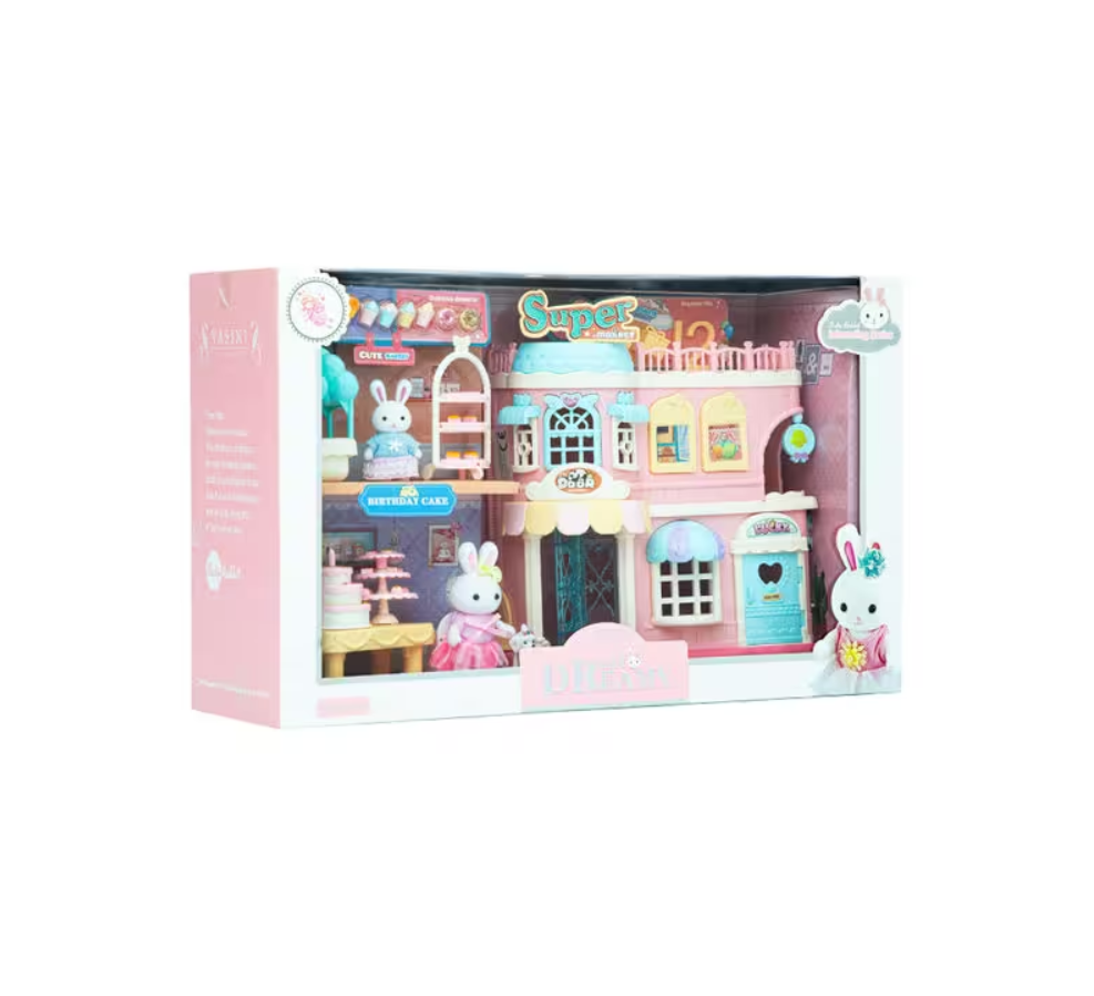 Bay Dreamy Mini Tavşan Pastanede Doğum Günü Oyun Seti