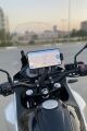 Motosiklet Gidon Telefon Tutucu–360° Döner, Kaymaz Sabitleme Sistemli, Sarsıntı Önleyici Telefon Tutucu Aparat