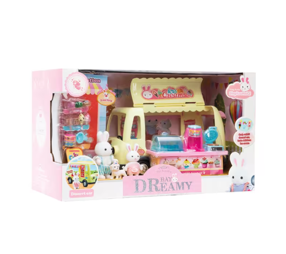 Bay Dreamy Mini Tavşan Dondurma Karavanı Oyun Seti