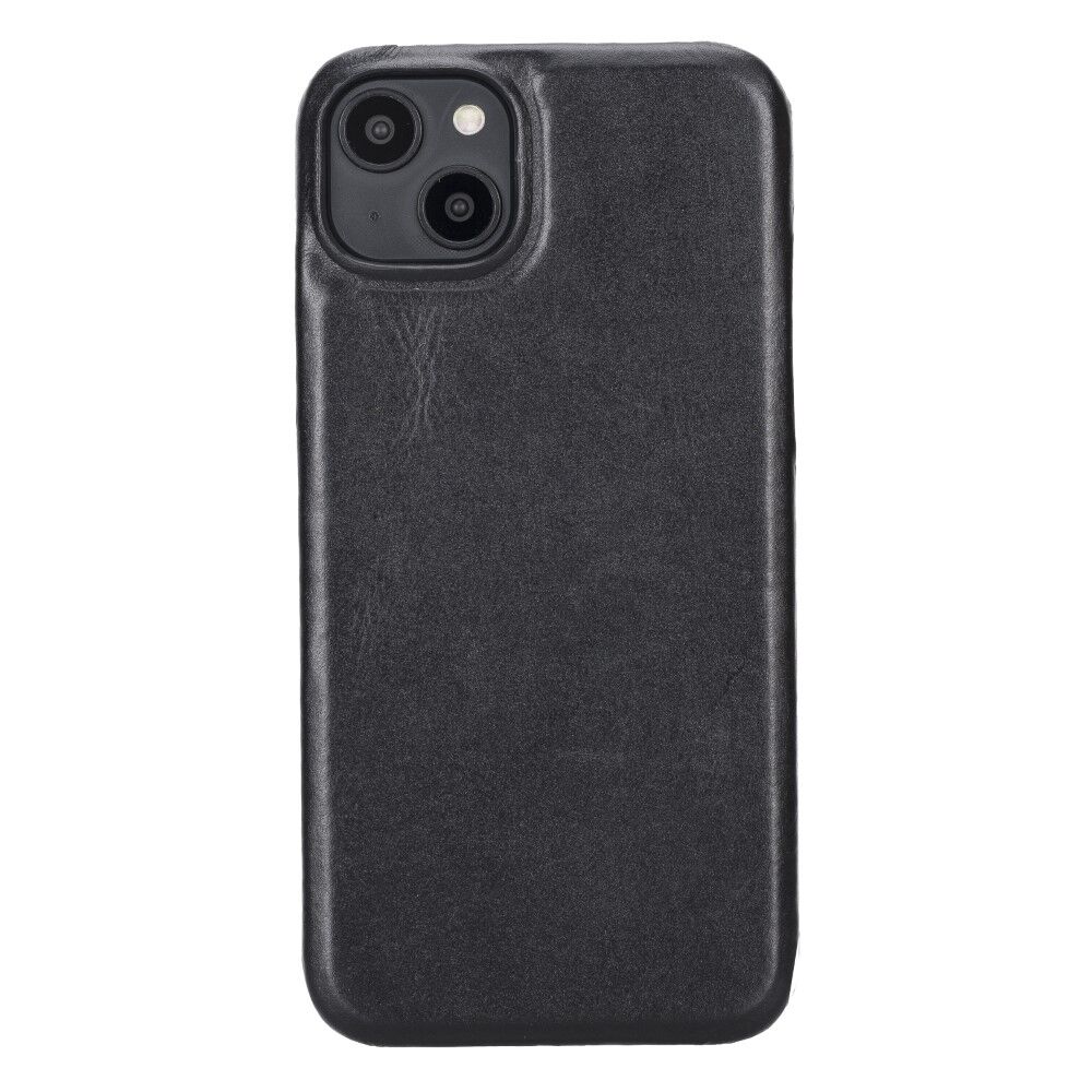 Apple iPhone 14 Plus Uyumlu Deri Arka Kapak ROCK RST1