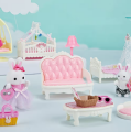 Bay Dreamy Mini Tavşan Kaydıraklı Yatak ve Oturma Odası Oyun Seti