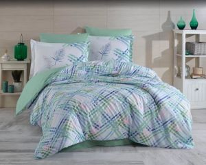 Hobby Çift Kişilik Ranforce Nevresim Takımı Irma Aqua