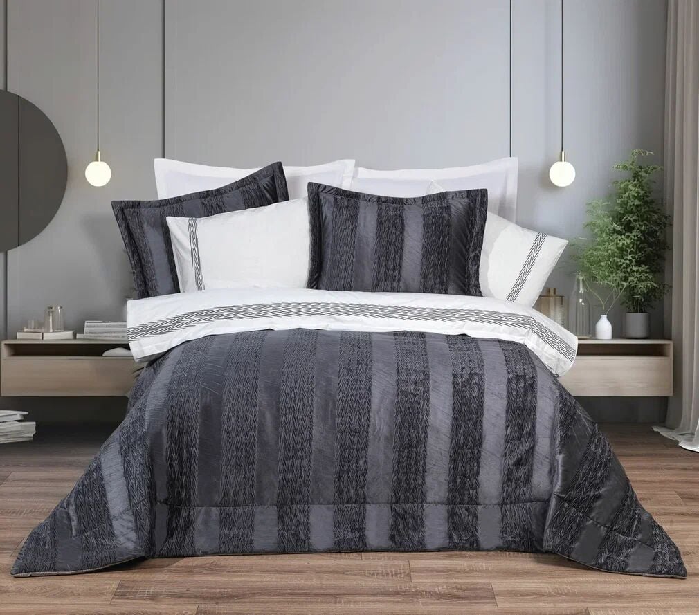 Hobby Nirvana Yatak Örtüsü Seti İndigo