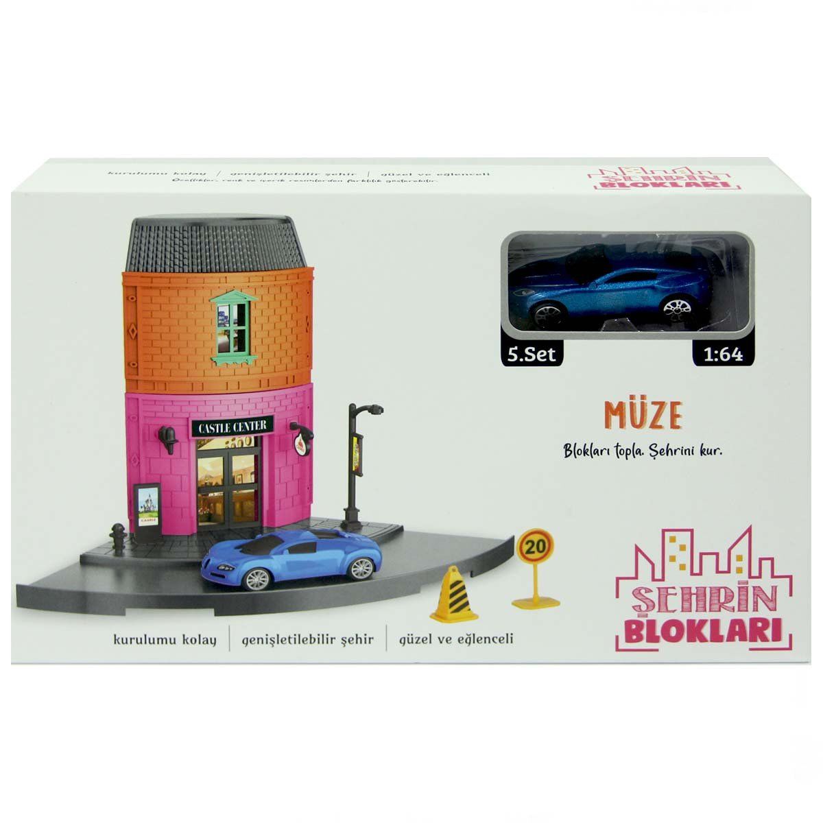Şehrin Blokları Yapboz Müze Seti - 768-5BR