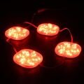 PowerMaster PM-14697 12 Volt 3 Watt Kırmızı Yanıp Sönen Çakar 6565-2835 Modül Led 65x65x12mm