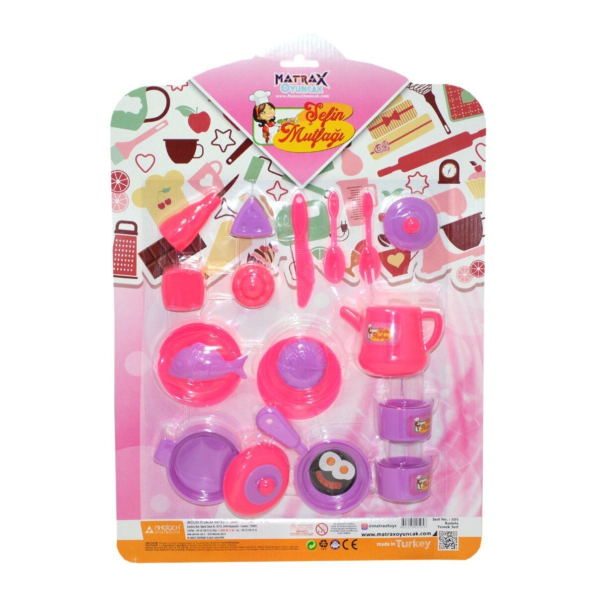 505 Akçiçek, Yemek Seti