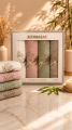 Altınbaşak Bambu 4´lü 50x90 El Havlusu Helena