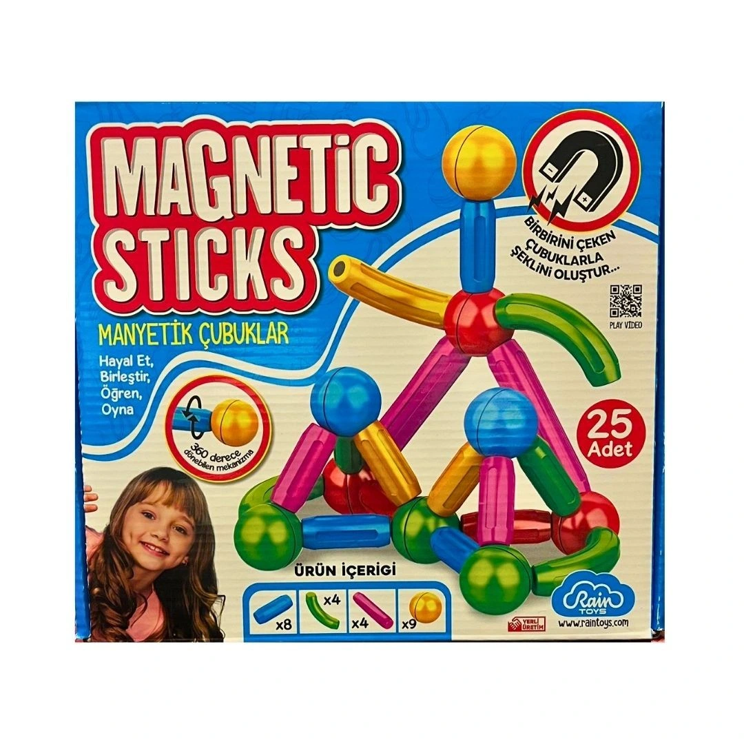 Manyetik Çubuklar 25 Parça