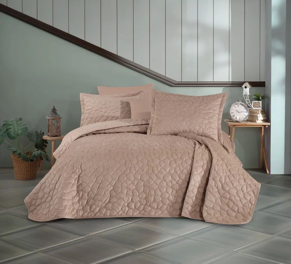 Hobby Silvana Yatak Örtüsü Bej