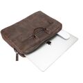 Apollo 15-16 inç Deri Laptop Çantası TN03 Kahve