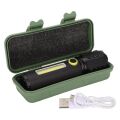 PowerMaster JF-72 Power Led, COB Led Zoomlu Flash Özellikli Şarjlı Metal Kasa Profesyonel El Feneri