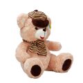 1001521 SUN-SABC-JNH-PFF-SK PELUŞ AYI OTURAN ŞAPKALI ATKILI 50CM 2R