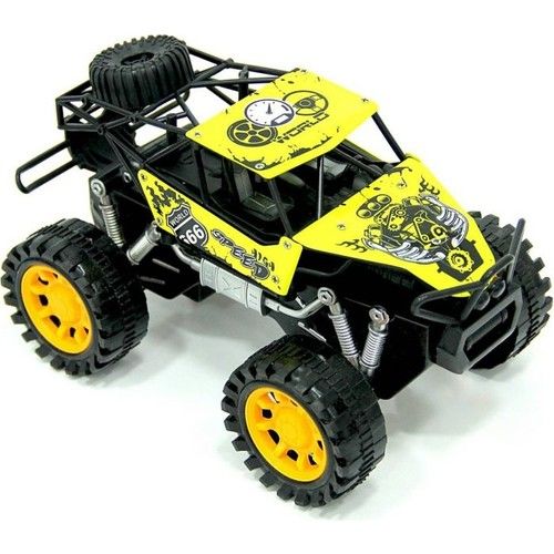 Rock Crawler Metal Büyük Sürtmeli Arazi Aracı Sarı