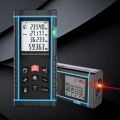 Yumurcak Shop® Profesyonel 40 Metre Dijital Lazer Metre Ölçüm Cihazı-LCD Ekranlı,Su Terazili,Pisagor Ölçüm Fonksiyonlu,20 Kayıt Hafızalı,Hassas Lazer