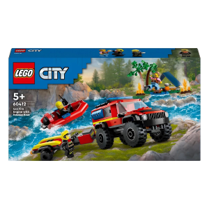 LEGO 4x4 Kurtarma Botlu İtfaiye Kamyonu