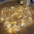 3 Metre Yaldızlı Gümüş LED Işık – Dekoratif Ortam ve Aydınlatması