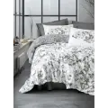 Cotton Box Dual Çift Kişilik Nevresim Takımı Florva Antrasit