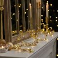 3 Metre Yaldızlı Gold LED Işık – Dekoratif Ortam Aydınlatması