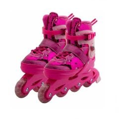 Rising Sports Inline 4 Teker Paten Pembe Payetli