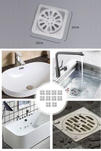 10\'lu Banyo ve Mıutfak Lavabo Koku Önleyici ve Haşere Böcek Önleyici Gider Filtresi