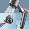 Yumurcak Shop® 3 Kademeli Turbo Basınçlı Masaj Başlıklı Silikon Fırçalı Duş Başlığı – Yüksek Basınçlı Su Tasarruflu Duş Başlığı