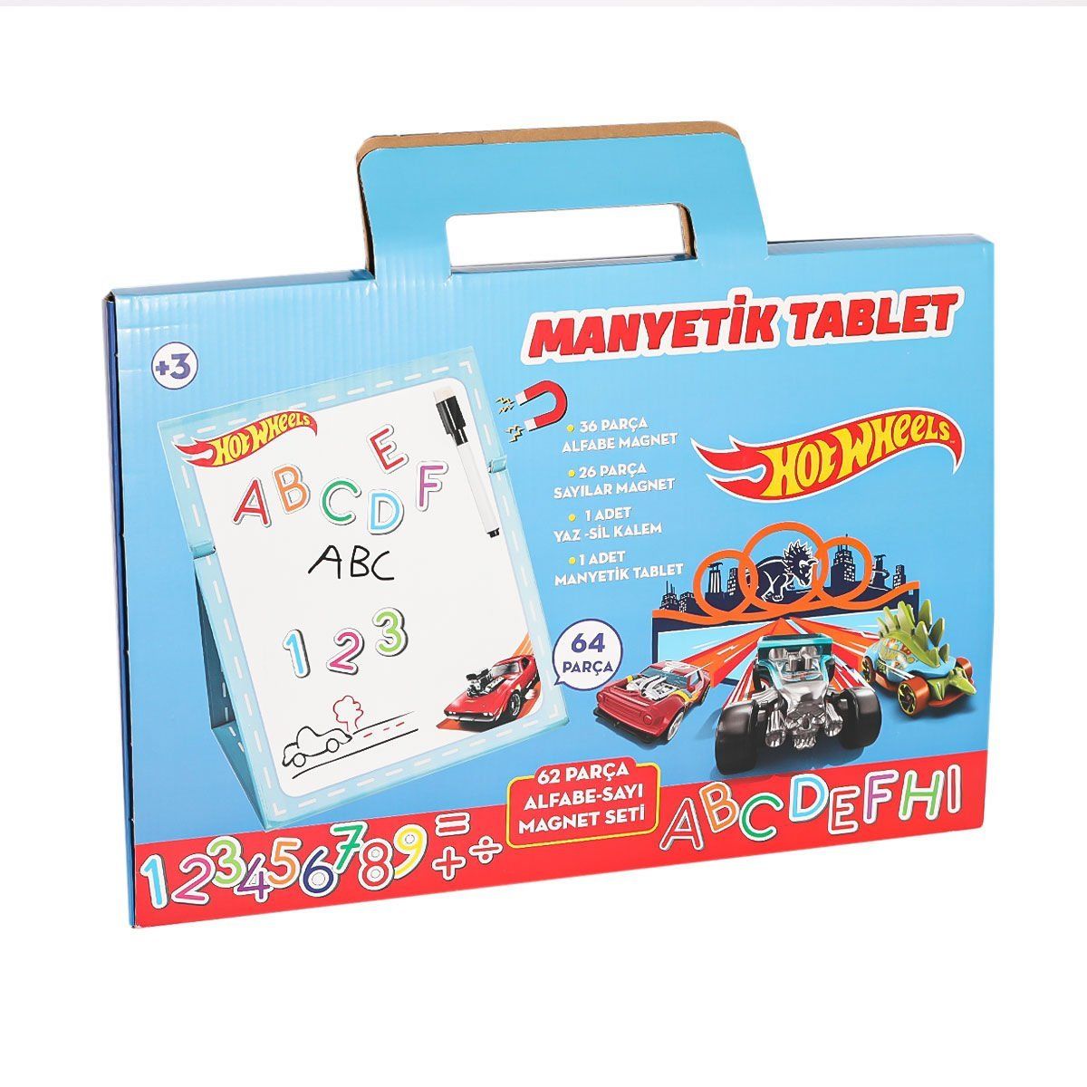 2236 Hot Wheels Manyetik Tablet 64 Parça