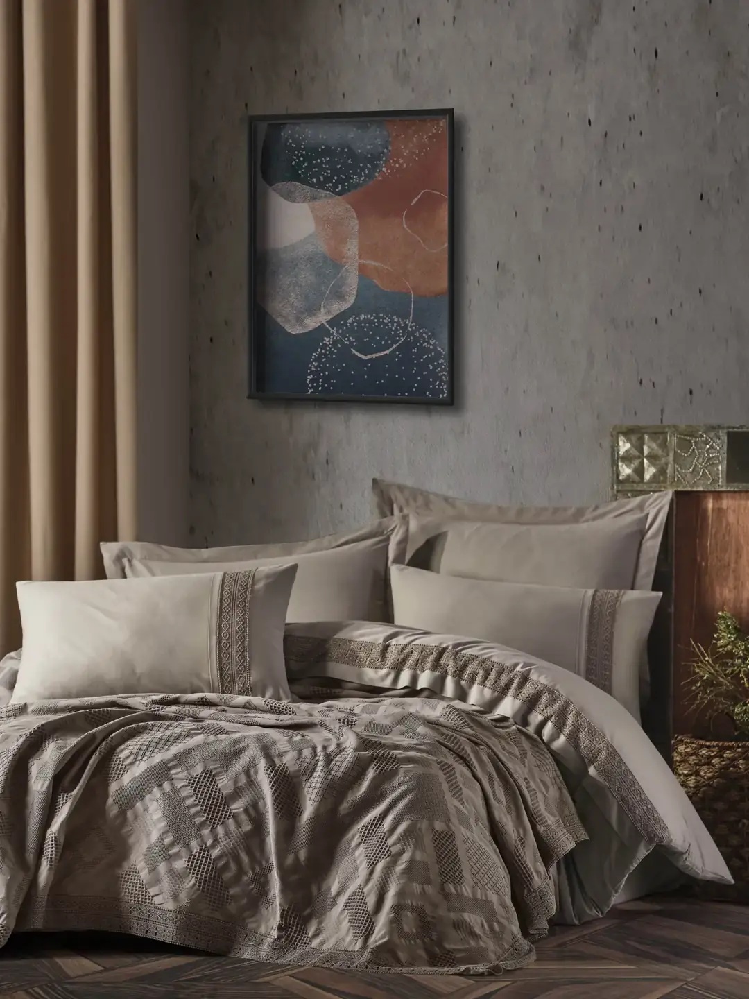 Şaheser Home Collection Çeyiz Seti Freya Vizon
