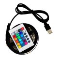2 Metre Kumandalı USB LED Şerit Işık – Renk Ayarlı Dekoratif Ortam ve Ambiyans Aydınlatması