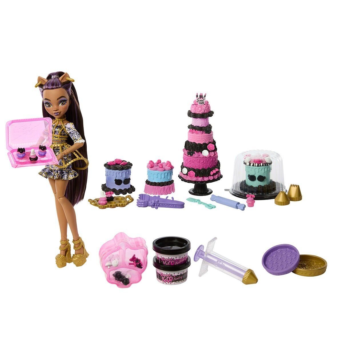 JBG78 Monster High Scary Sweet Birthday Clawdeenin Pasta Yapım Seti
