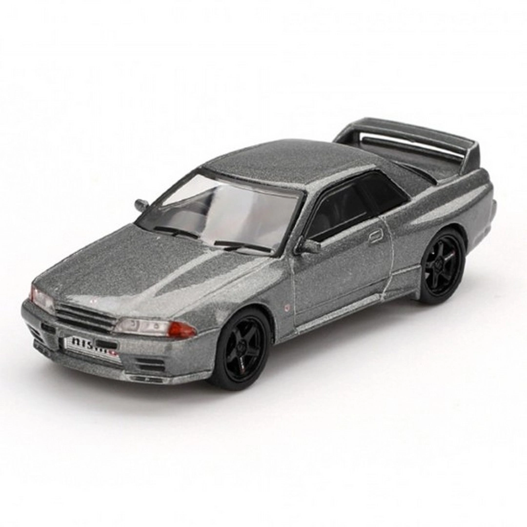 Mini GT 1/64 Nissan Skyline GT-R (NISMO BNR32 CRS Version) Dark Metal Gray
