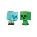 HTL43 Minecraft Flippin' Figs 2si 1 Arada Figürler - 1 Adet Stokta Olan Gönderilir