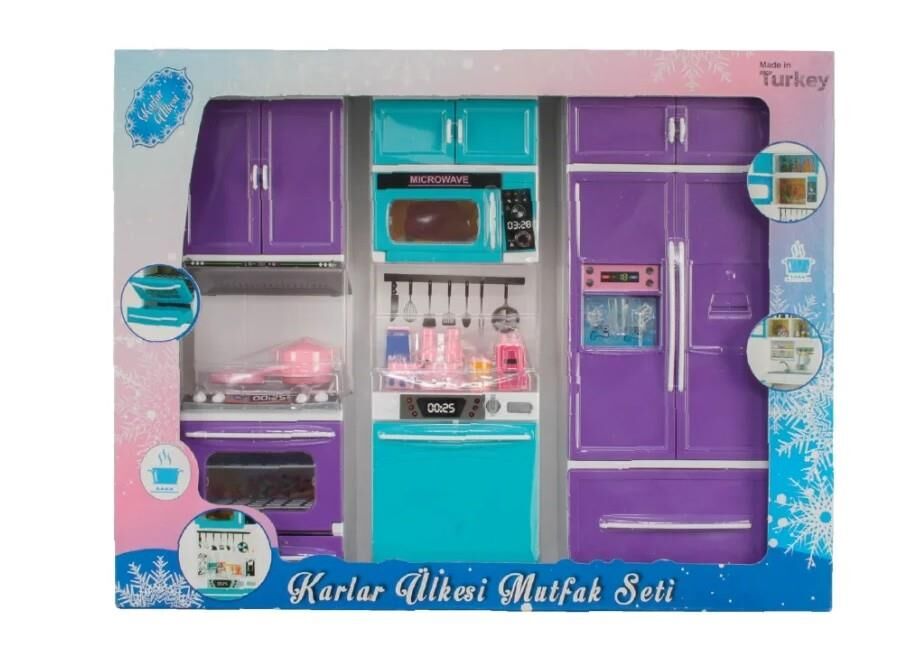 OYD-02348 KARLAR ÜLKESİ 3LÜ DOLAP SETİ-OYD