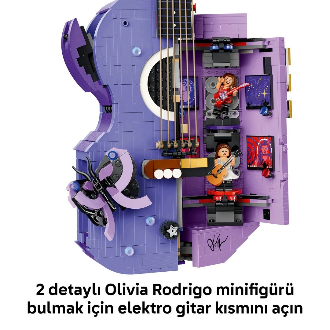 LEGO Editions Olivia Rodrigo’nun İki Renkli Gitarı 43031