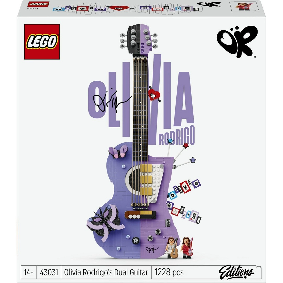 LEGO Editions Olivia Rodrigo’nun İki Renkli Gitarı 43031