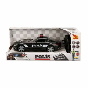20357 Uzaktan Kumandalı Suncon Işıklı Polis Arabası 21 cm - 1 Adet Stokta Olan Gönderilir