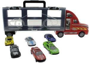 Taşınabilir Die Cast Metal Araçlı Kamyon