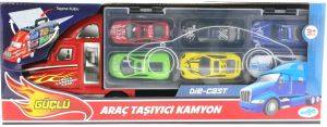 Taşınabilir Die Cast Metal Araçlı Kamyon