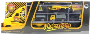 Taşınabilir Die Cast Metal Araçlı İnşaat Kamyonu