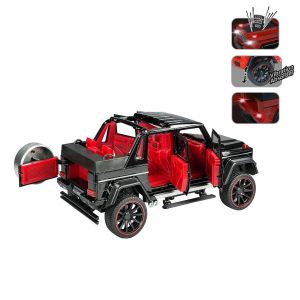 HCL-902 Çek Bırak 1:22 Sesli ve Işıklı Metal Jeep 